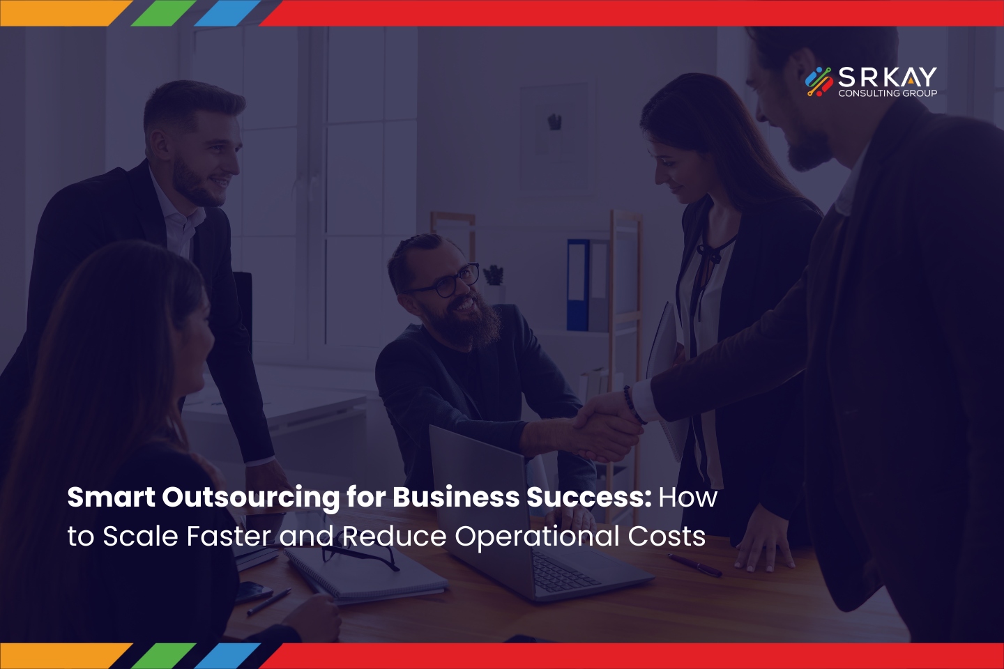 small business partner shaking hands